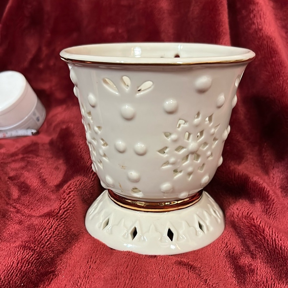 Lenox “Snowflake” Votive Candle Holder